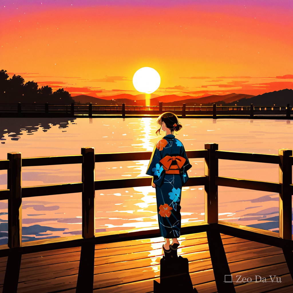 Yukata chiều tà